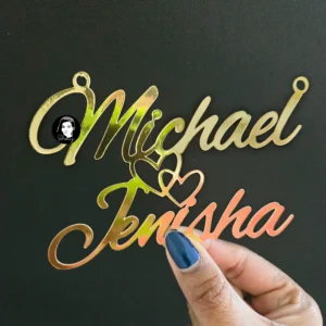 Custom Couple Name Cake Topper
