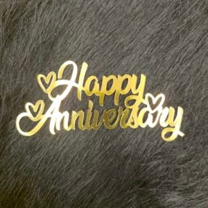 Happy Anniversary Cake Topper -1