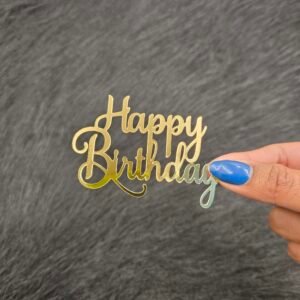 Happy Birthday Mini  Cake Toppers -1